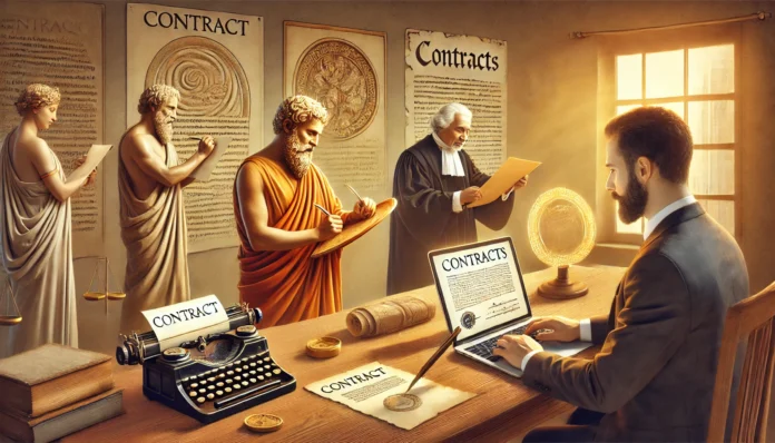 Dai Lettere ai Contratti- Evoluzione della Scrittura Contrattuale