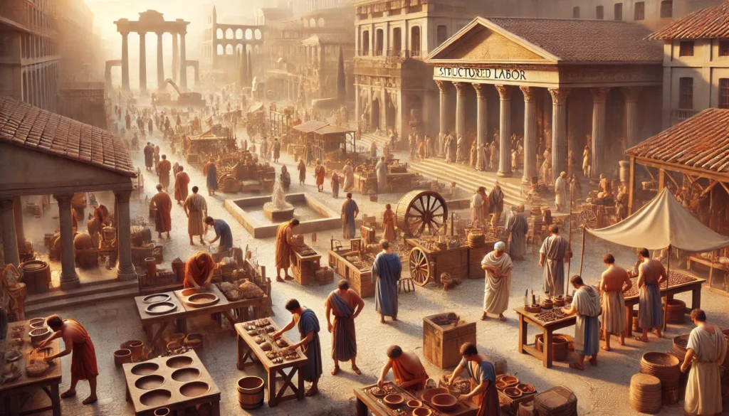 L’Organizzazione del Lavoro nell’Antica Roma