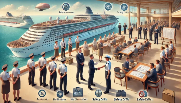 Requisiti per lavorare su una nave da crociera