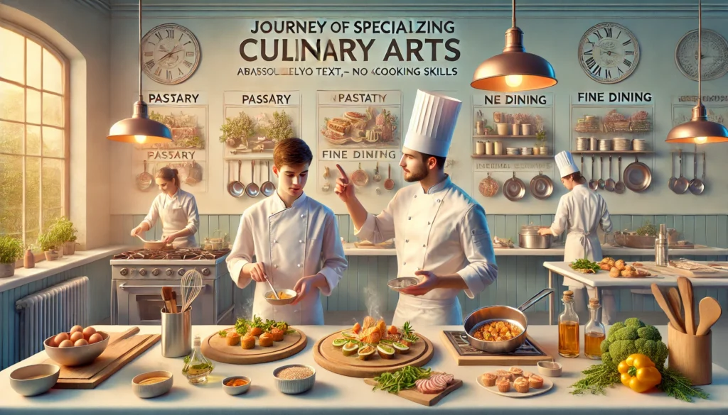 Specializzarsi in cucina: dalle basi alle arti culinarie avanzate