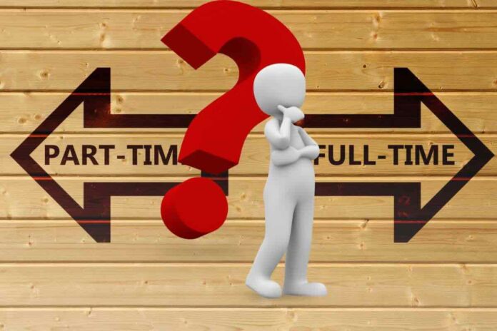 Part time full time come cambiare