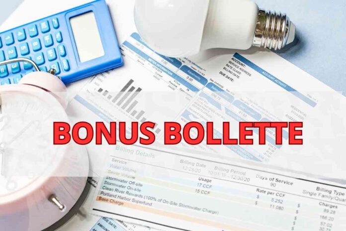bonus bollette chi lo riceve in automatico