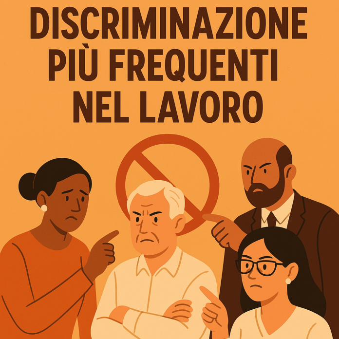 Le tipologie di discriminazione più frequenti nel lavoro