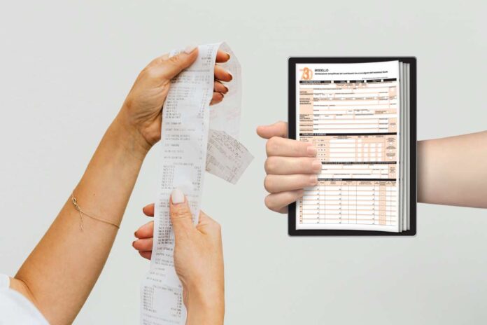 Scontrini modello 730 Scontrini da inserire nel 730 per avere il rimborso