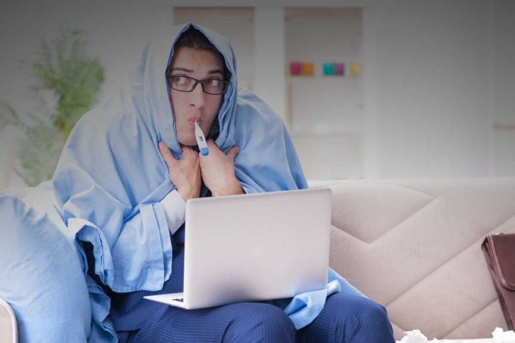 Smart working e malattia: cosa succede se ti ammali mentre lavori da casa?