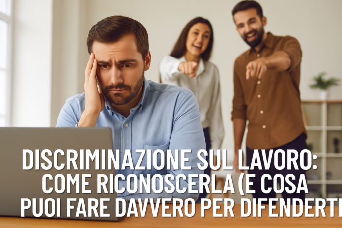 Subisci discriminazioni al lavoro? Tutto quello che puoi fare per difenderti