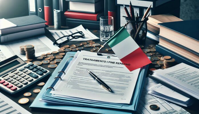 trattamento di fine rapporto, TFR, calcolo e liquidazione, diritto del lavoro, contratto di lavoro, retribuzione differita