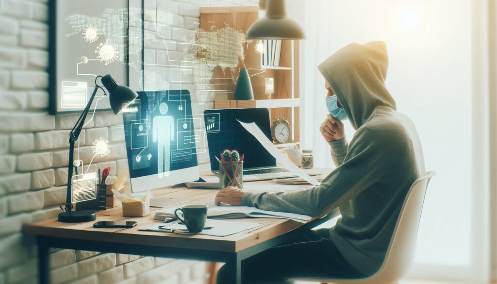 Come lo smart working influisce sulla malattia