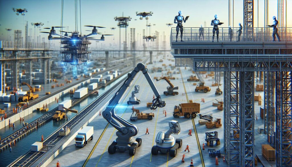 Droni e robot nei lavori in quota