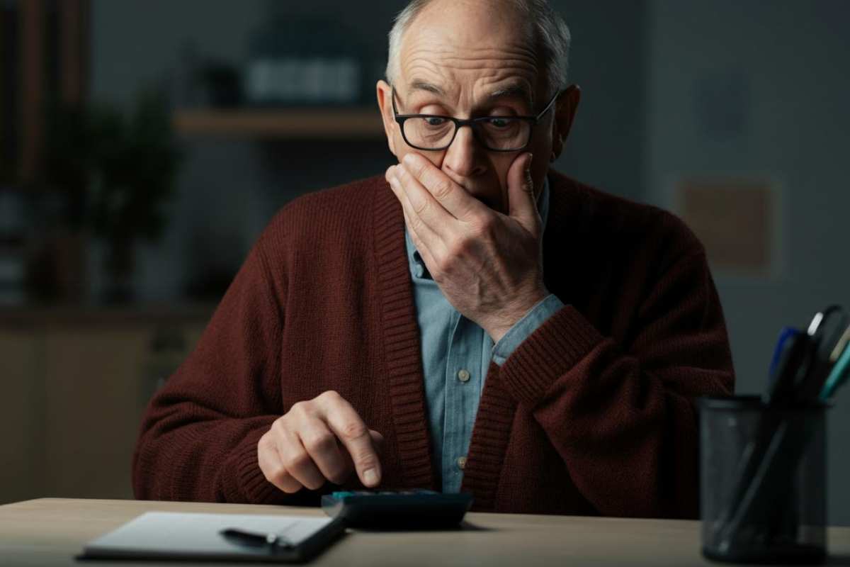 Pensionato preoccupato Problemi sistema pensionistico italiano