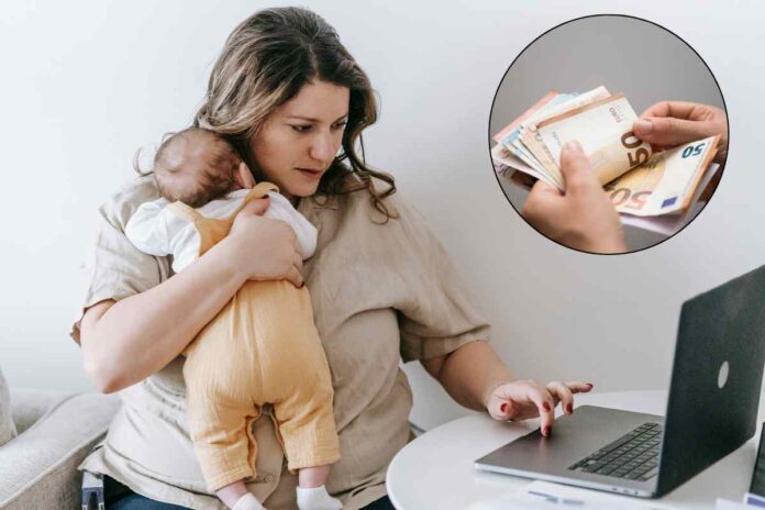 donna bimbo euro bonus mamme lavoratrici