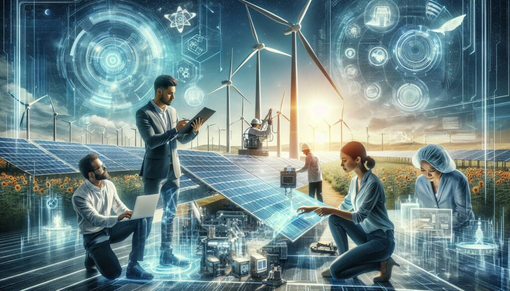 Emergere delle professioni nelle energie solari ed eoliche