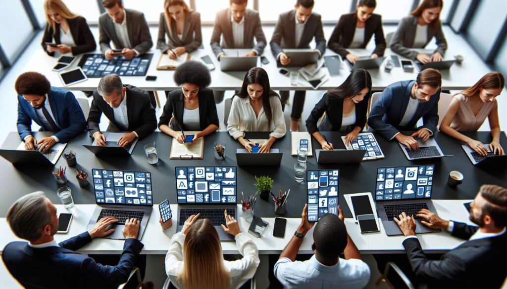Impatto dei social sull'attenzione sul lavoro