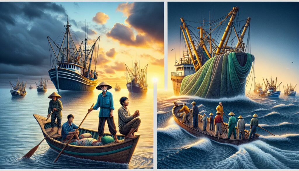 Differenze tra pesca artigianale e industriale