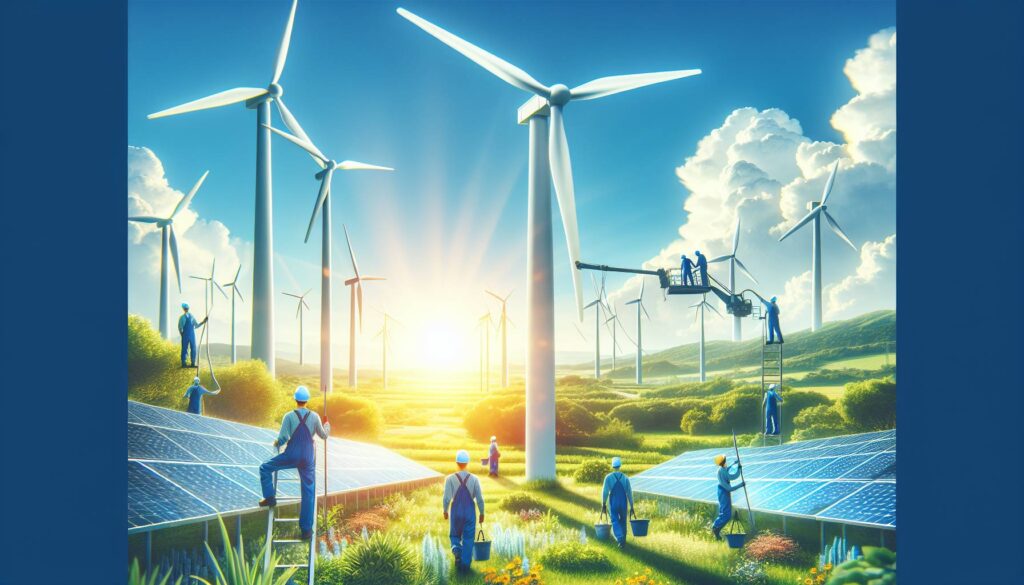 Crescita dell'occupazione nel settore energia verde