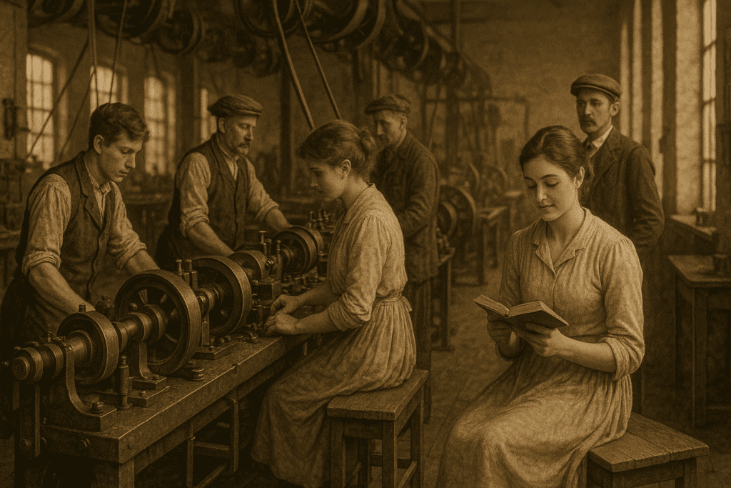 Il ruolo delle donne nel periodo industriale