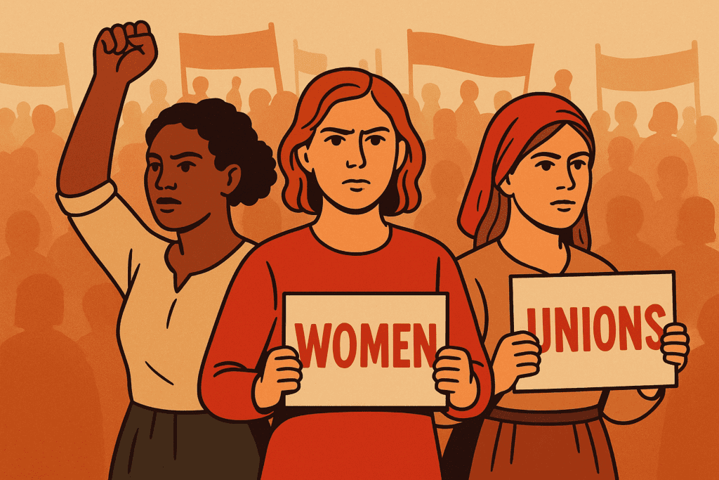 Donne nel movimento sindacale: un inizio difficile