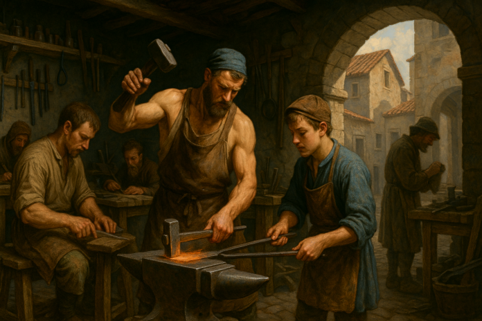 Il concetto di 'lavoro' nel Medioevo: corporazioni, arti e nascita dei mestieri