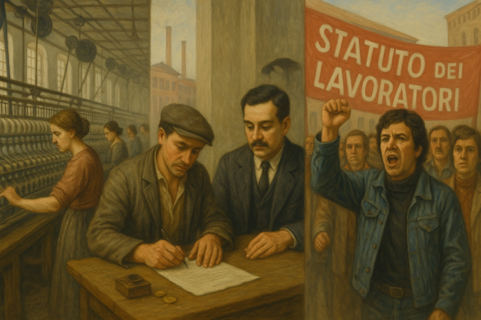 La nascita del diritto del lavoro moderno: dalle fabbriche ottocentesche allo Statuto dei Lavoratori