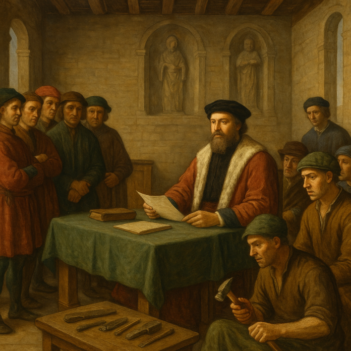 Le gilde italiane nel Rinascimento: organizzazione, potere e tutela dei mestieri