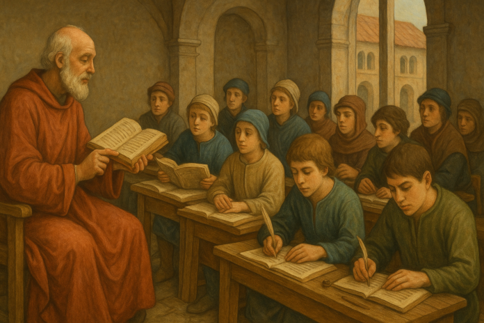 Medioevo L'educazione nel Medioevo: scuole, università e maestri