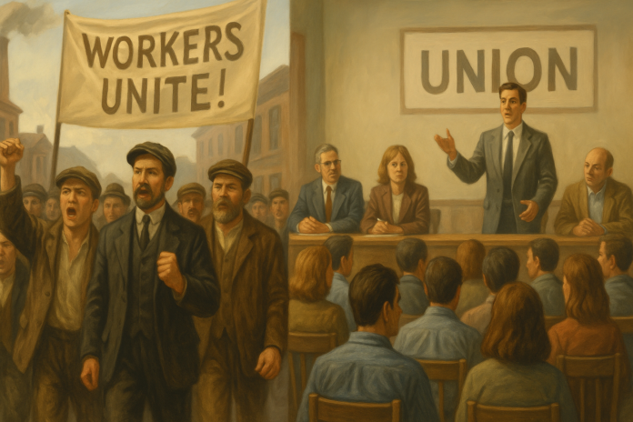 L'evoluzione storica dei movimenti sindacali