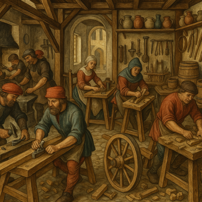 Medioevo Tecniche e strumenti: l'artigianato medievale in Europa