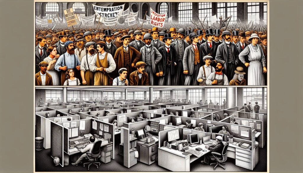 Nascita e crescita dei movimenti sindacali