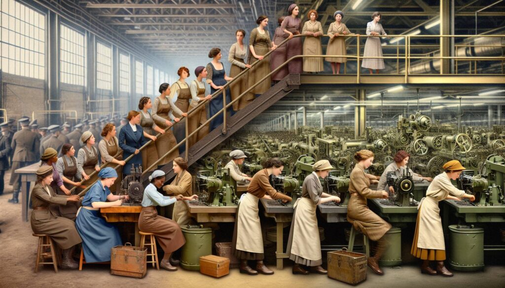 Ruolo cruciale delle donne nelle fabbriche belliche