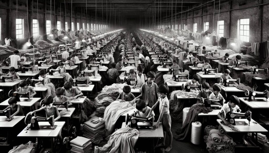 Fabbriche tessili e sfruttamento dei bambini