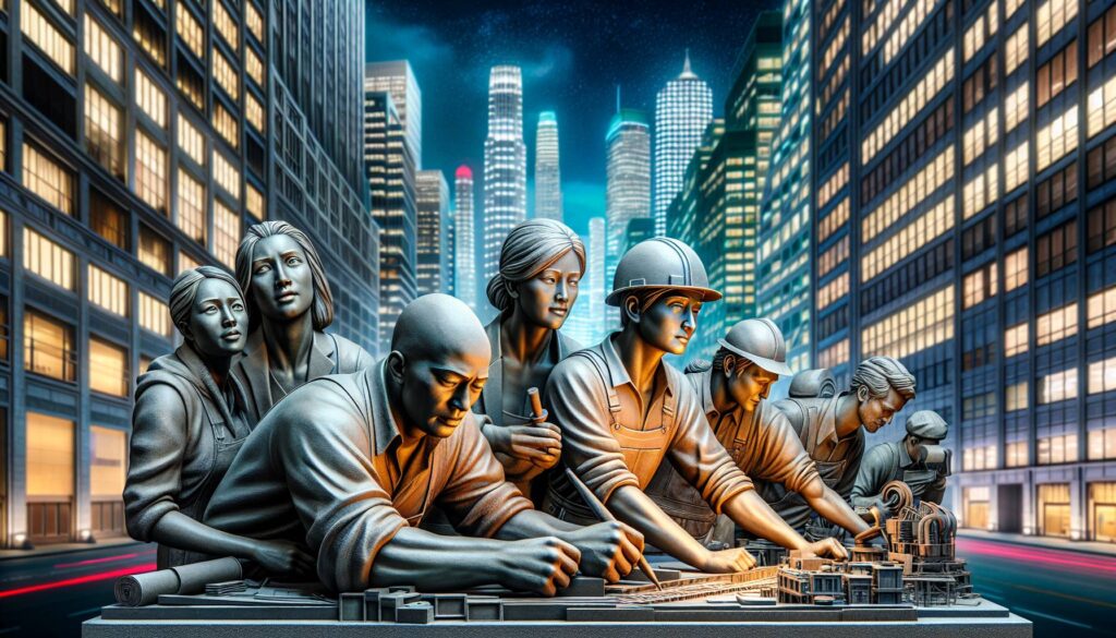 Materia e lavoro: sculture di maestri italiani