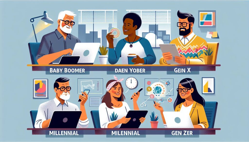 Analisi dei valori lavorativi per generazione