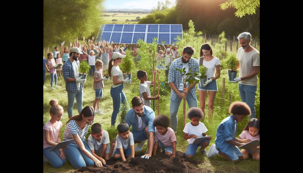 Progetti di volontariato focalizzati sul clima