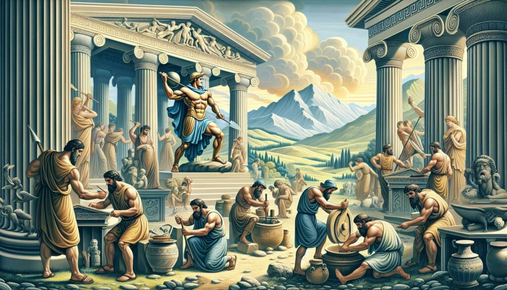 L'ideale dell'eroe laborioso nella società greca