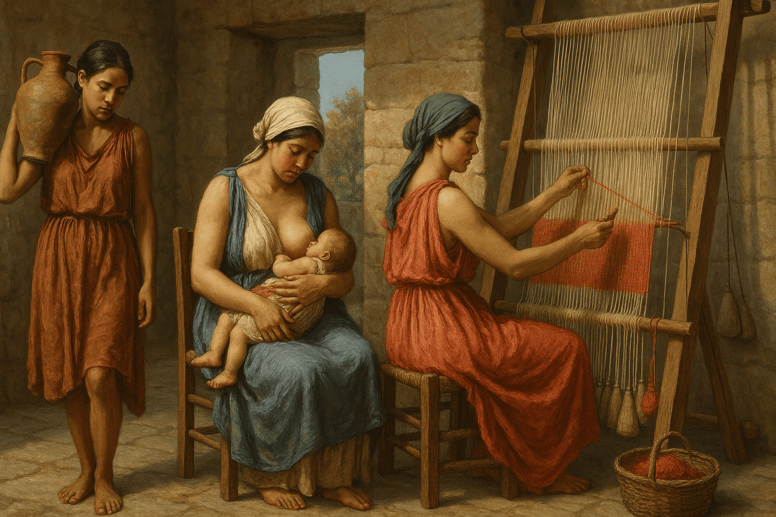 Lavoro nel mondo antico Lavoro e genere nel mondo antico: le schiave, le nutrici, le tessitrici