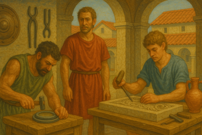 Antica Roma Le corporazioni e le attività artigianali nell'Urbe: tra regolamenti e artigianato