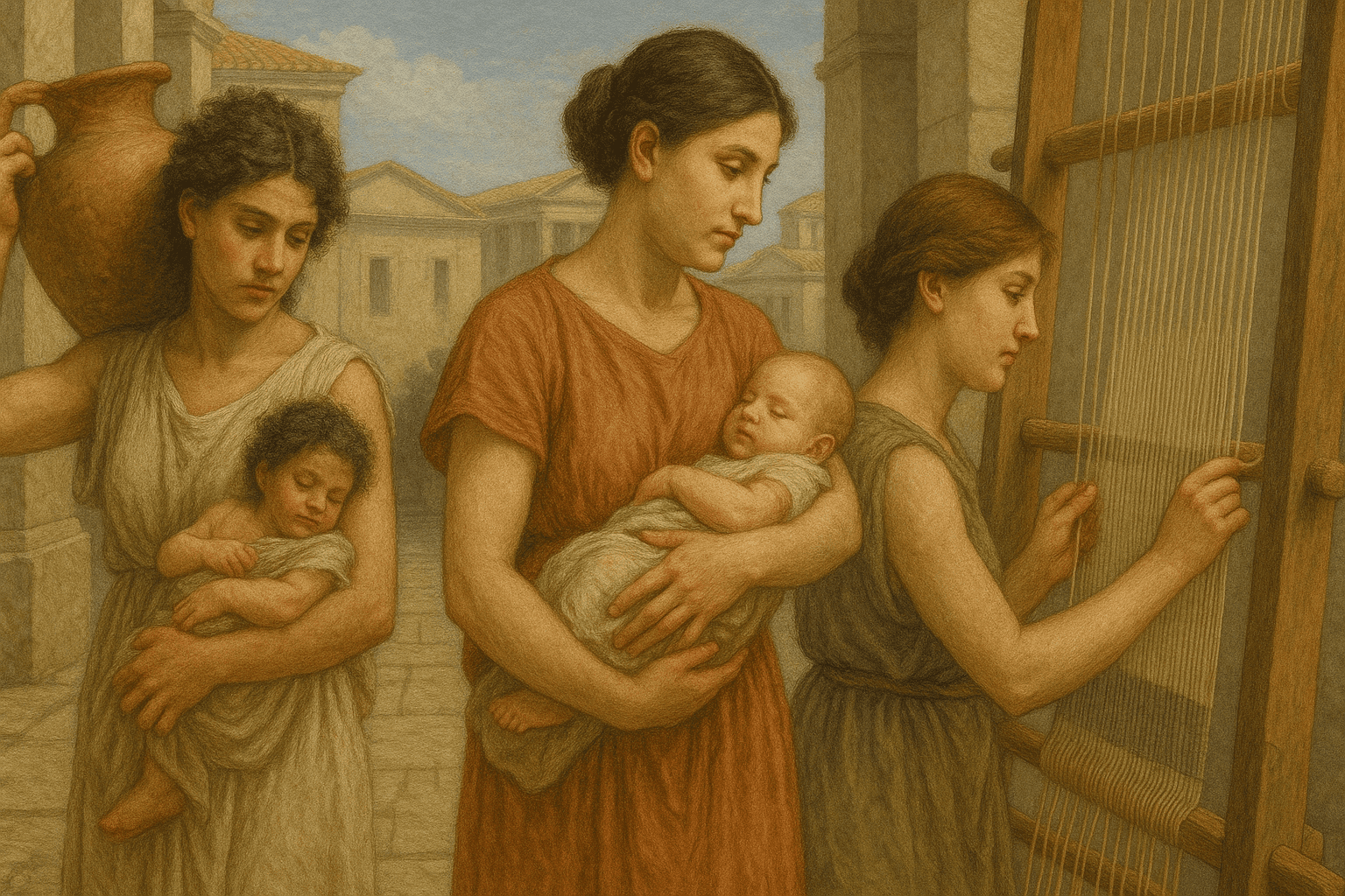 Lavoro nel mondo antico Le donne lavoratrici nell'antica Grecia