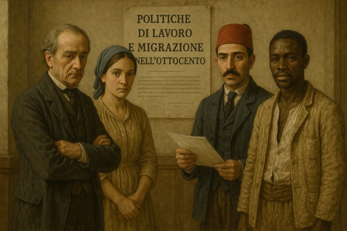 Politiche di lavoro e migrazione nell'Ottocento: dinamiche e trasformazioni