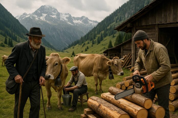 Lavoro e migrazioni stagionali alpine: dai bergamini ai valligiani del legno