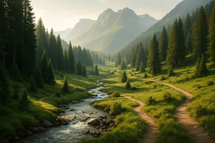 Vita e lavoro nei boschi alpini