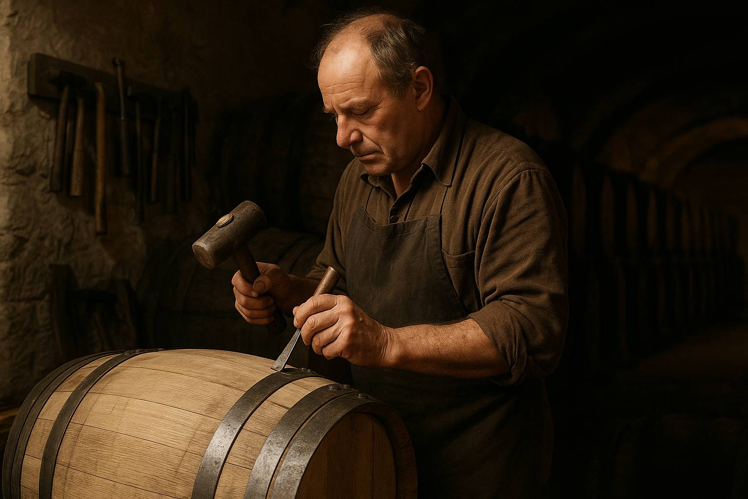 Mestieri del vino Bottaio: il custode delle botti di vino