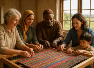 Impatto sociale della tessitura nelle comunità rurali