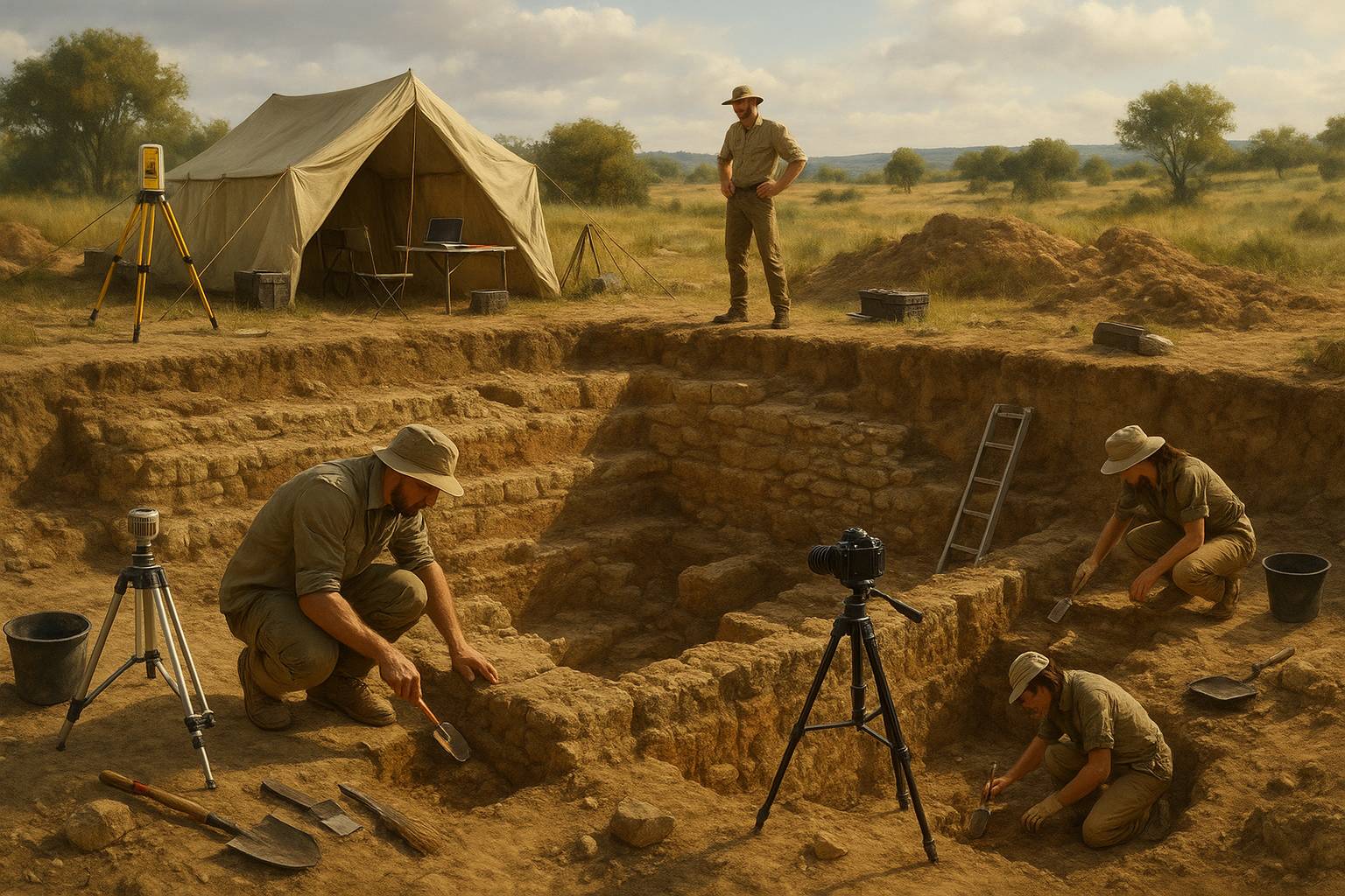 Archeologia Missioni archeologiche: logistica, pianificazione e strategie