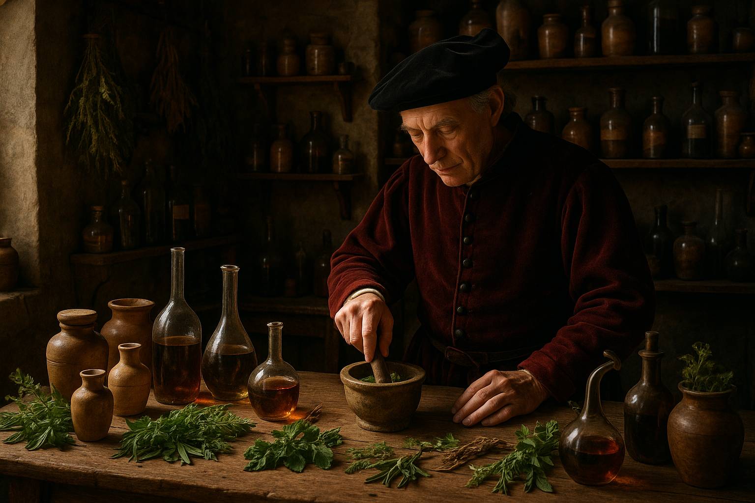 Botanica Storia degli speziali: dalle origini al Rinascimento