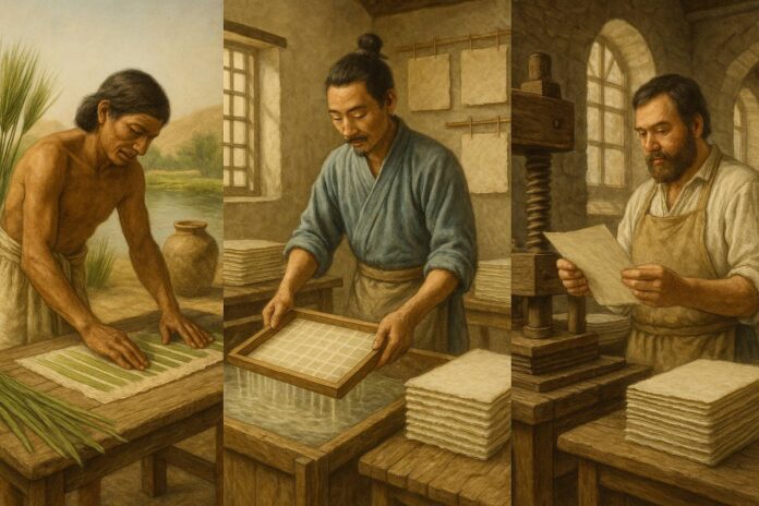 Storia e evoluzione della carta: dall'antico Egitto al Medioevo