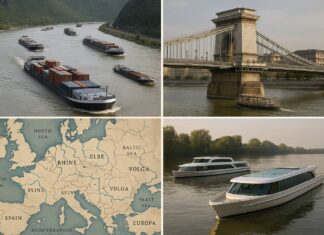 Le grandi rotte fluviali europee: un confronto storico