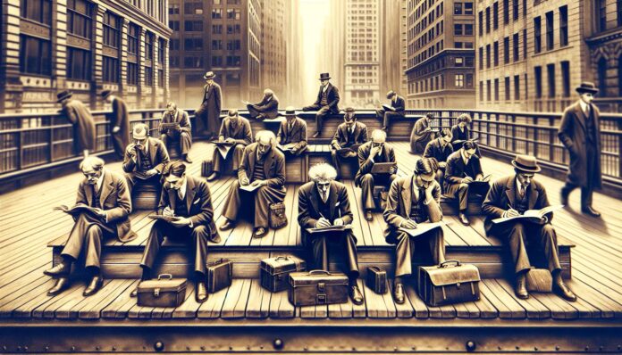 La disoccupazione intellettuale nel Novecento: avvocati, artisti e scrittori senza lavoro