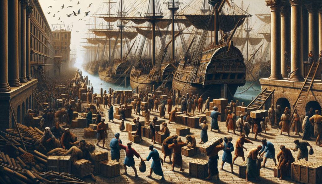Origini del lavoro portuale nel mondo antico