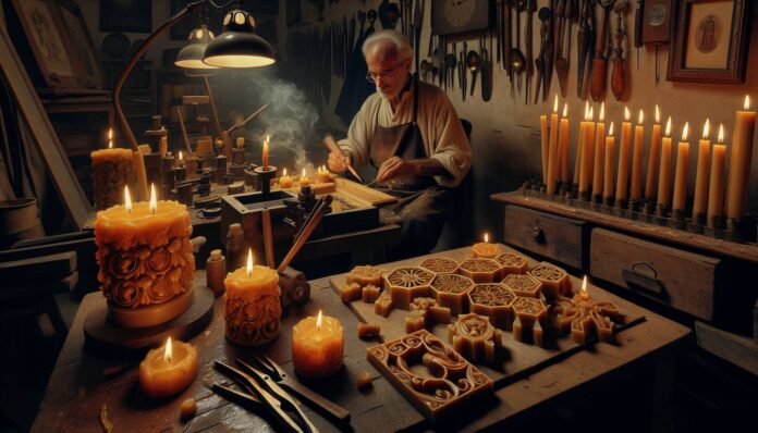 Lavoro e artigianato della cera: ceraioli, candele, confraternite e norme religiose