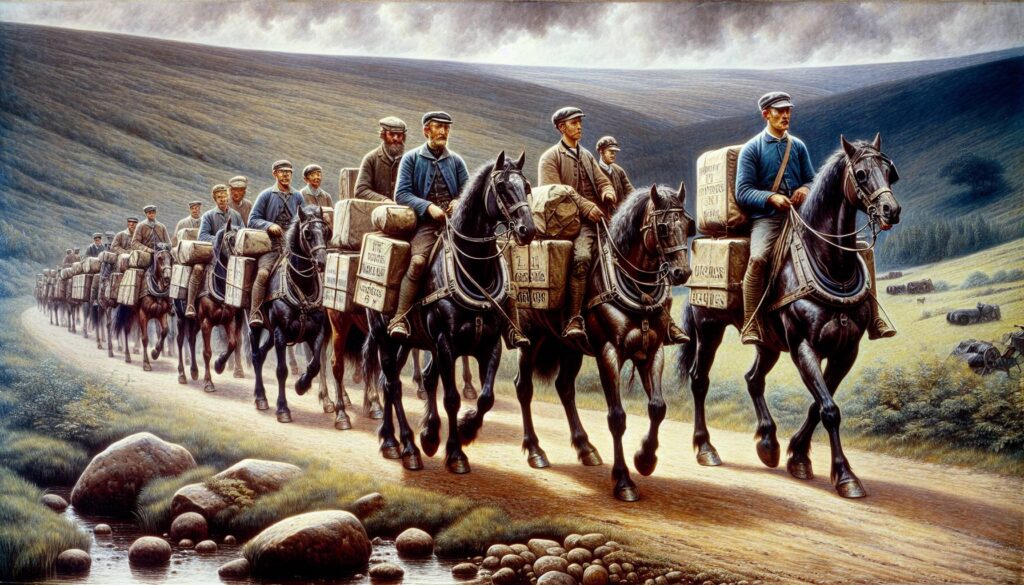 Origini storiche delle poste a cavallo